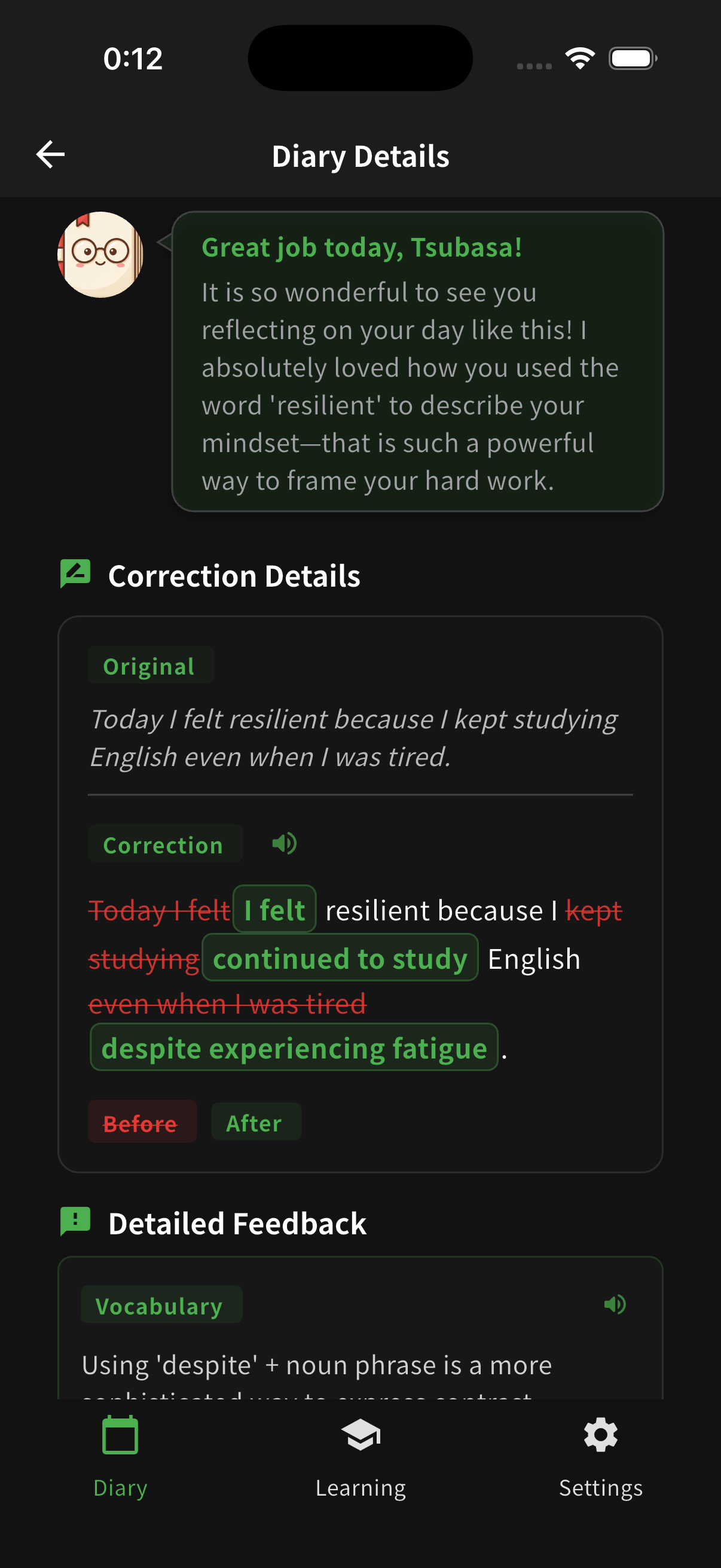 Instant AI Feedback on Your Writing